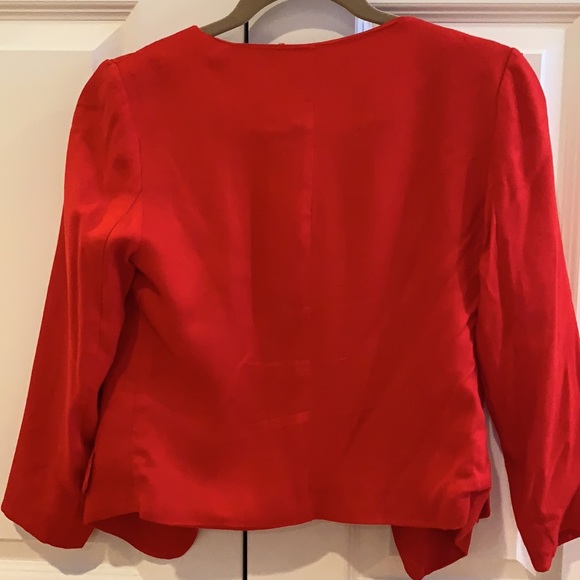 LF Cropped Red Blazer - Picture 3 of 11